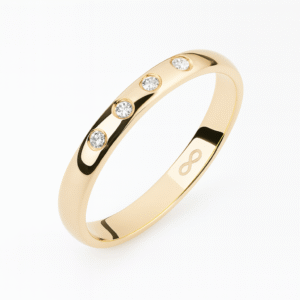 Aliança em Ouro 18k  - AFNJ5051